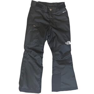 North Face DryVent Freedom Snow Ski Pants Girls XS/6 Black Insulated Waterproof